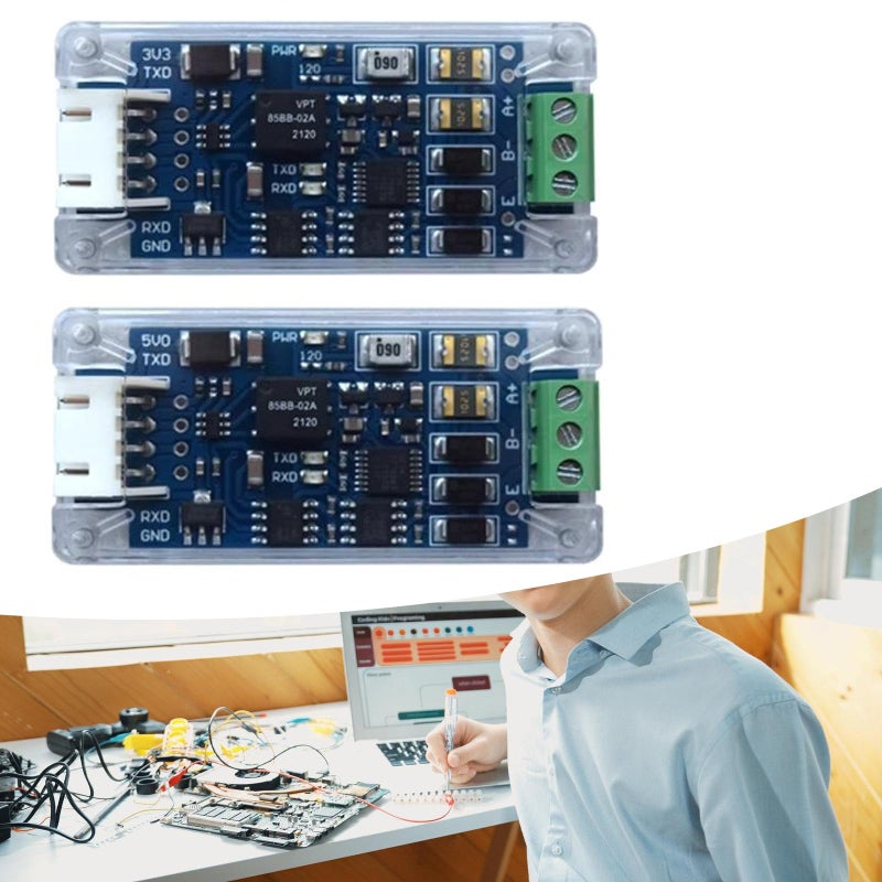 RS485 To TTL Converter Board 5V TTL To RS485 Serial Port Isolation Module - Image 4