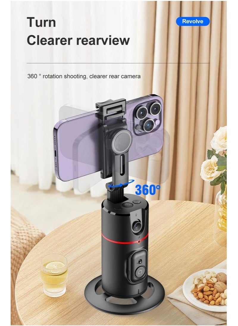 Auto Face Tracking Selfie Stick Tripod at 360º P02
