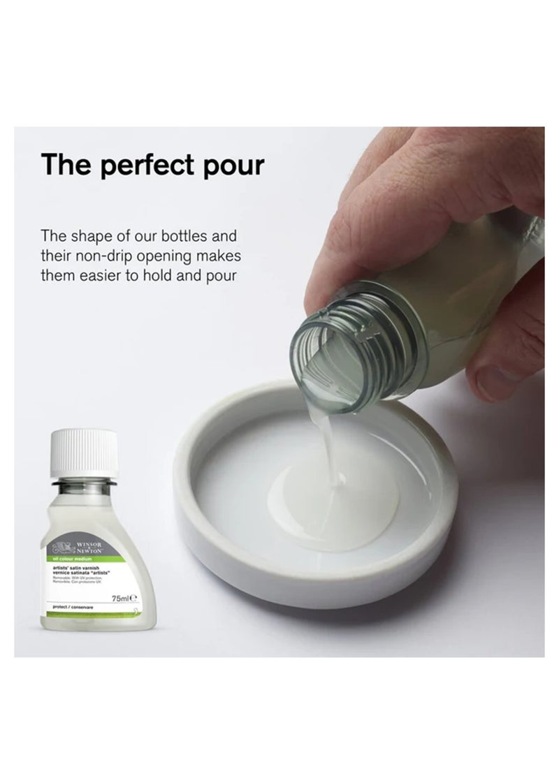 WINSOR & NEWTON وسط الطلاء الزيتى للفنانين لتبطيء الجفاف 75 مل - Image 3