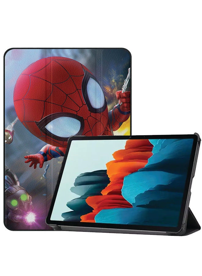 Covernex Protective Flip Cover For Samsung Galaxy Tab S8 Mini Spiderman - Image 2