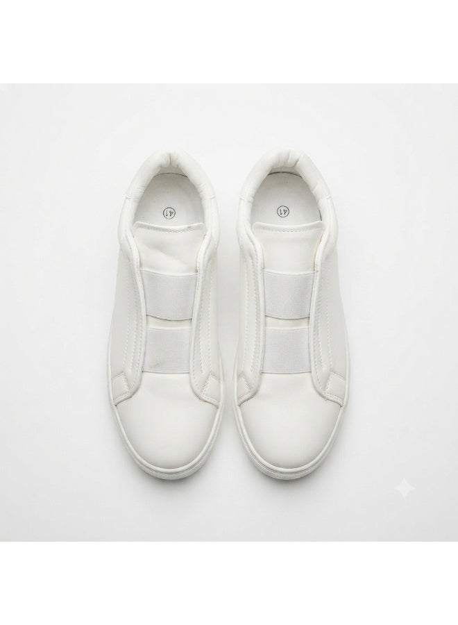 Men’S Slip-On Casual Sneakers With Elastic Bands And Low-Top Design – Everyday Shoes For Work, Travel And Outings - Image 2
