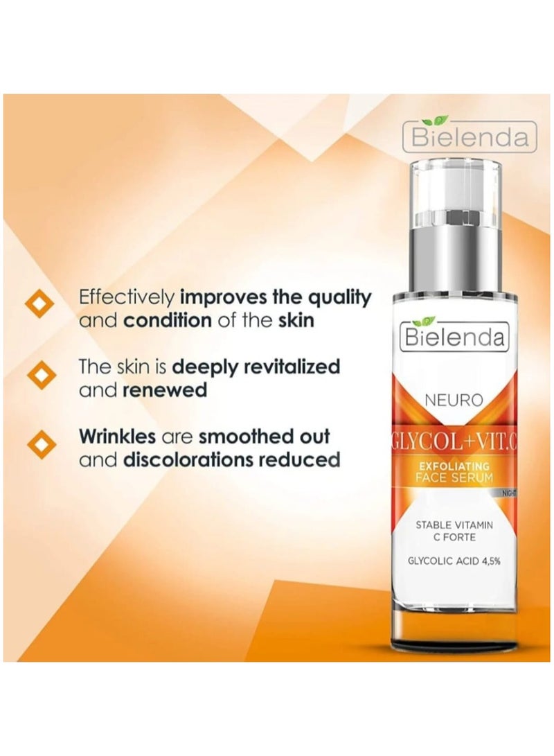Bielenda Exfoliating And Rejuvenating Night Serum 30 ml - Image 2
