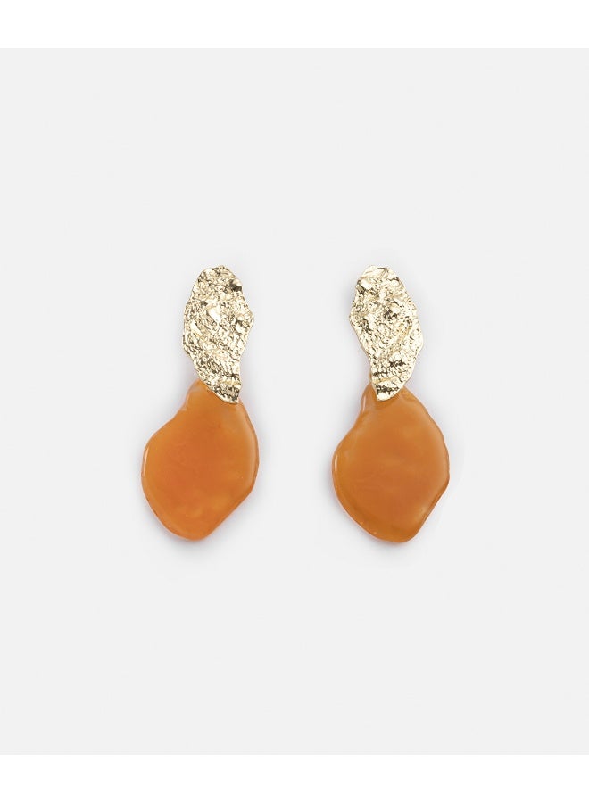 Ipekyol Contrast Resin Amorphous Earrings  - Image 1