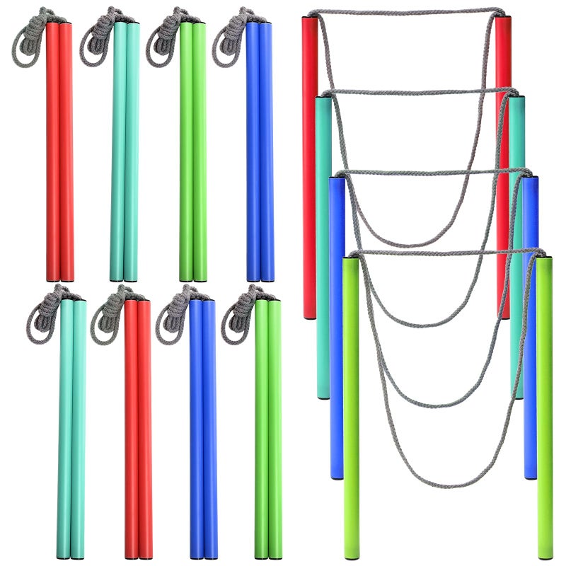 ZENFUN 8 Pcs Giant Bubble Wand Big Bubble Wands Giant Bubble Maker Large Bubble Wand Big Bubble Maker for Adults Party Favors Bubble Solution Not Included - Image 3