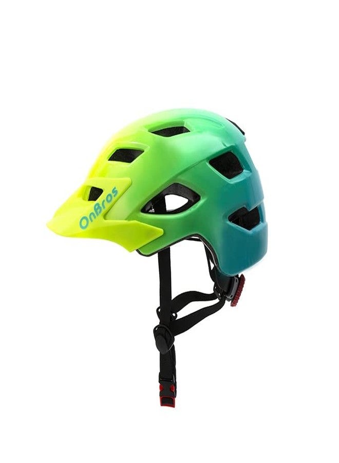 OnBros Kids Bike Helmet - Bike Helmets for 5-14 Boys or Girls with Visor, Children Bicycle Helmet for Skateboard Mountain Scooter Road Cycling, Lightweight and Adjustable 50-57CM - Image 1