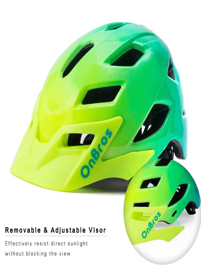 OnBros Kids Bike Helmet - Bike Helmets for 5-14 Boys or Girls with Visor, Children Bicycle Helmet for Skateboard Mountain Scooter Road Cycling, Lightweight and Adjustable 50-57CM - Image 5