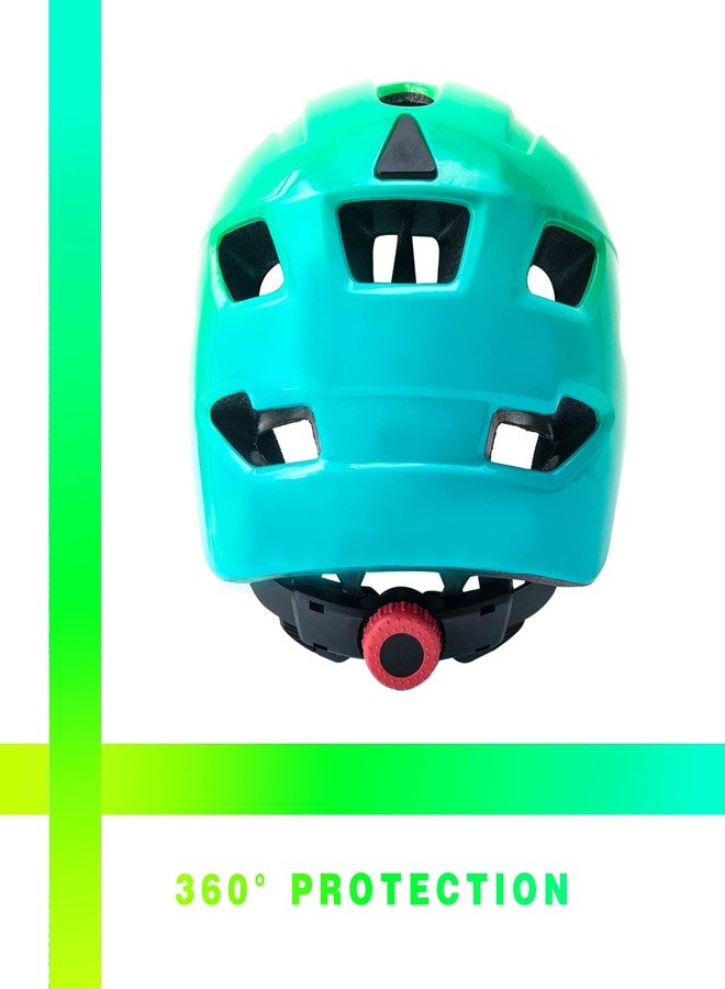 OnBros Kids Bike Helmet - Bike Helmets for 5-14 Boys or Girls with Visor, Children Bicycle Helmet for Skateboard Mountain Scooter Road Cycling, Lightweight and Adjustable 50-57CM - Image 3
