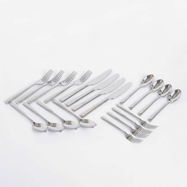 Pan Home 20-Piece Chrome Cutlery Set - Image 5