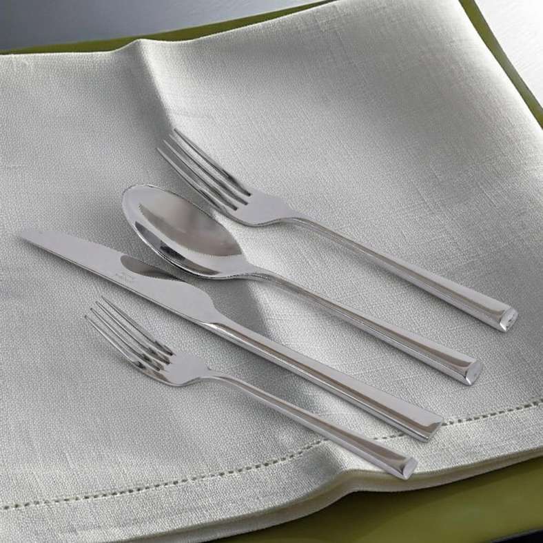 Pan Home 20-Piece Chrome Cutlery Set - Image 1
