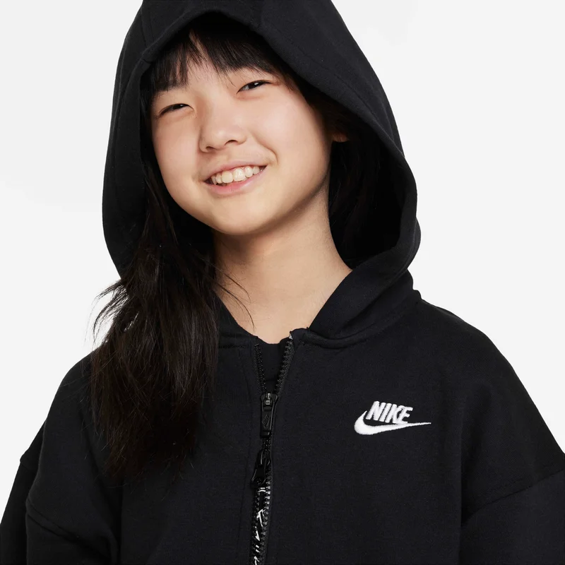 Nike Kids' Sportswear Club Fleece Oversized Full-Zip Hoodie