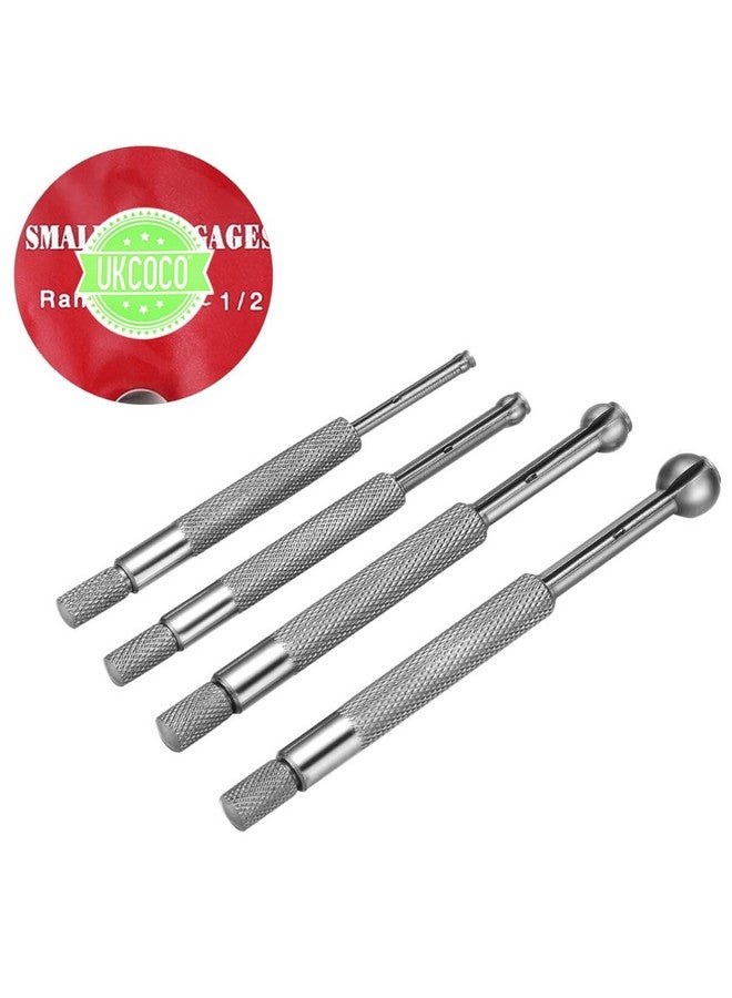 يو كيه كوكو مجموعة مقياس الفتحات الصغيرة من UKCOCO، مكونة من 4 قطع: مجموعة مقياس تلسكوبي دائري كامل لقياس عرض الفجوة أو نطاق السُمك من 1/8 إلى 1/5، ومن 1/5 إلى 3/10، ومن 3/10 إلى 2/5، ومن 2/5 إلى 1/2 - Image 5