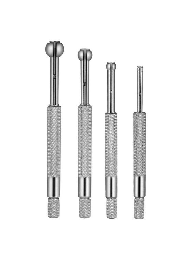 يو كيه كوكو مجموعة مقياس الفتحات الصغيرة من UKCOCO، مكونة من 4 قطع: مجموعة مقياس تلسكوبي دائري كامل لقياس عرض الفجوة أو نطاق السُمك من 1/8 إلى 1/5، ومن 1/5 إلى 3/10، ومن 3/10 إلى 2/5، ومن 2/5 إلى 1/2 - Image 1