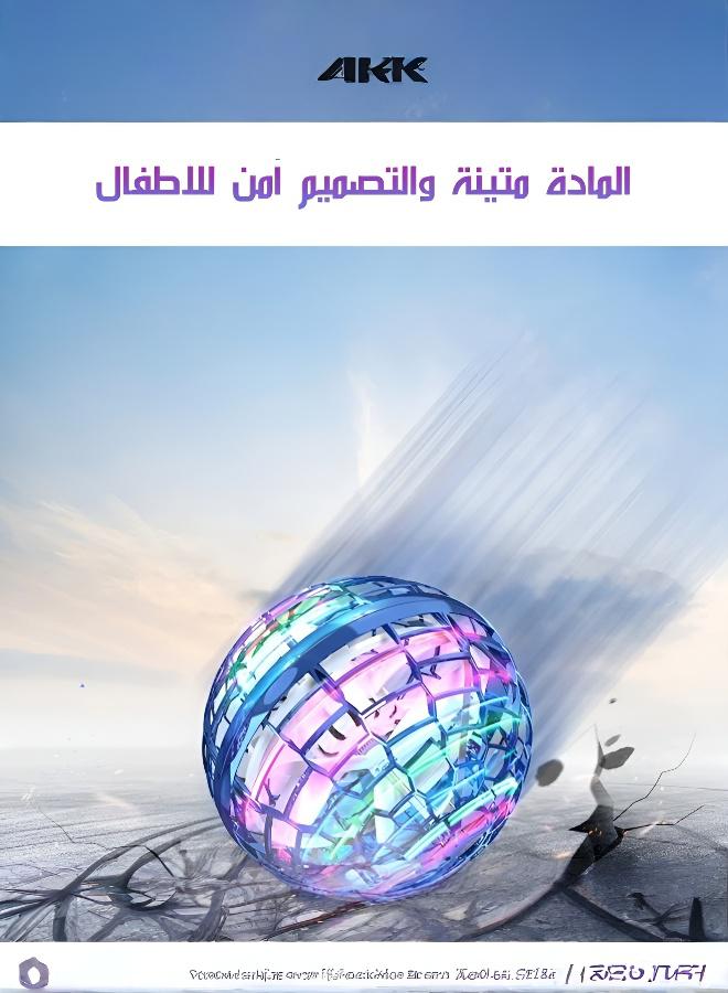 Joudiplay Kids' Rotating Light-Up Ball Toy - Image 4