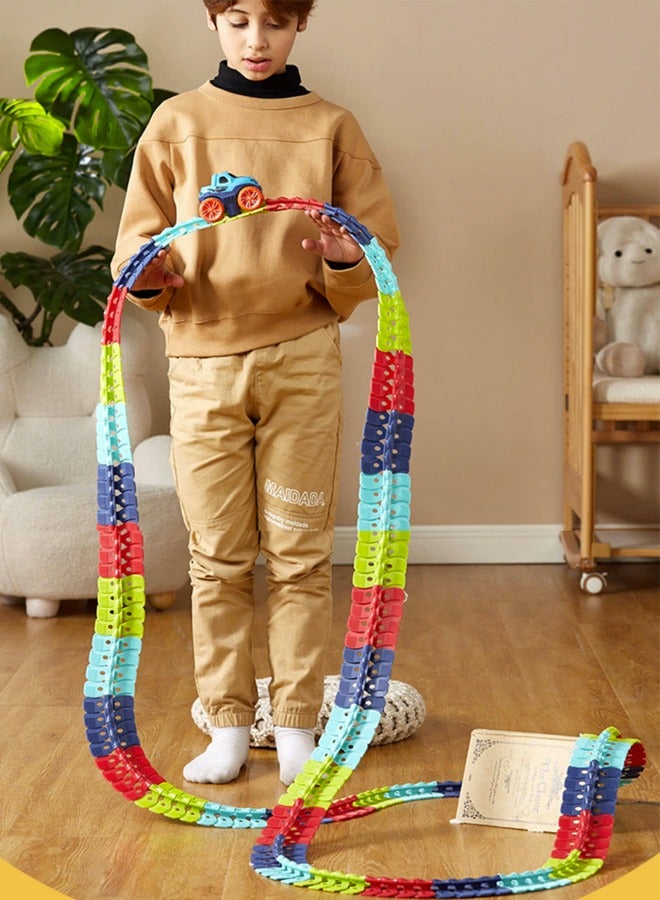 Beauenty 138-PCS Children's Toy Track Puzzle Construction Toy - Image 3