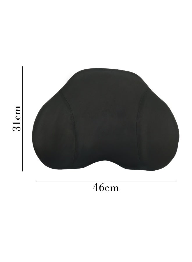 3XR Memory Foam Lumbar Support Cushion for Chair – Ergonomic Back Rest with Washable Cover, Butterfly Design, Pain Relief for Office, Home, Car & Wheelchair 46×31 cm - Image 2