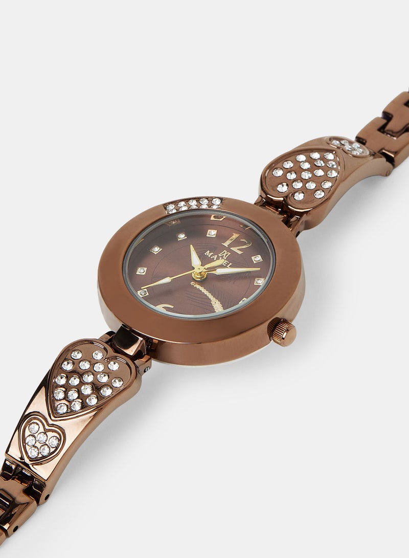 Maxel Women's Trendy Analog Wrist Watches MX34 - 28mm - Image 2