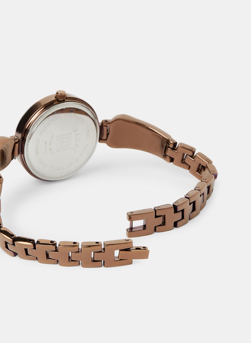 Maxel Women's Trendy Analog Wrist Watches MX34 - 28mm - Image 3