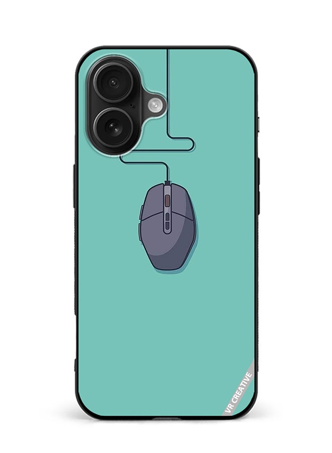 VR CREATIVE Protective Case Cover For Apple iPhone 16 Plus Mouse Design Multicolour