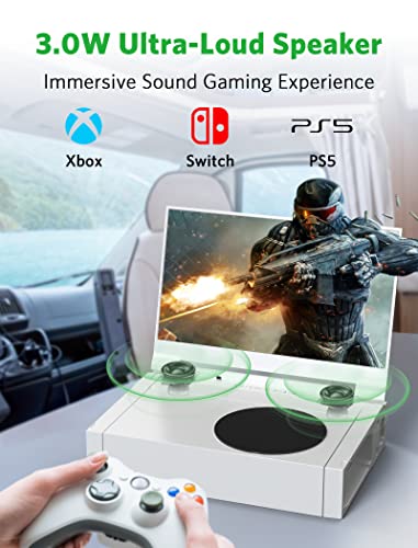 DEPGI 14" Portable Monitor for Xbox Series S (Not Included), 60Hz 1080P HD IPS Portable Gaming Monitor with Remote Control,Portable Monitor with HDR10,AMD FreeSync, 2X HDMI - Image 5