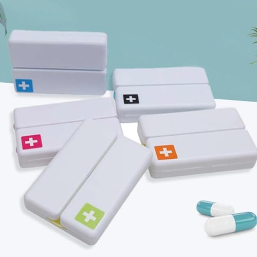 Prostuff.in® 7 Grids Folding Magnetic Reversible Air Tight Portable Medicine Pill Organizer Box For Pill, Vitamins, Fish Oil & Supplement Home & Travelling Use, Multicolour 1 Pcs - Image 4