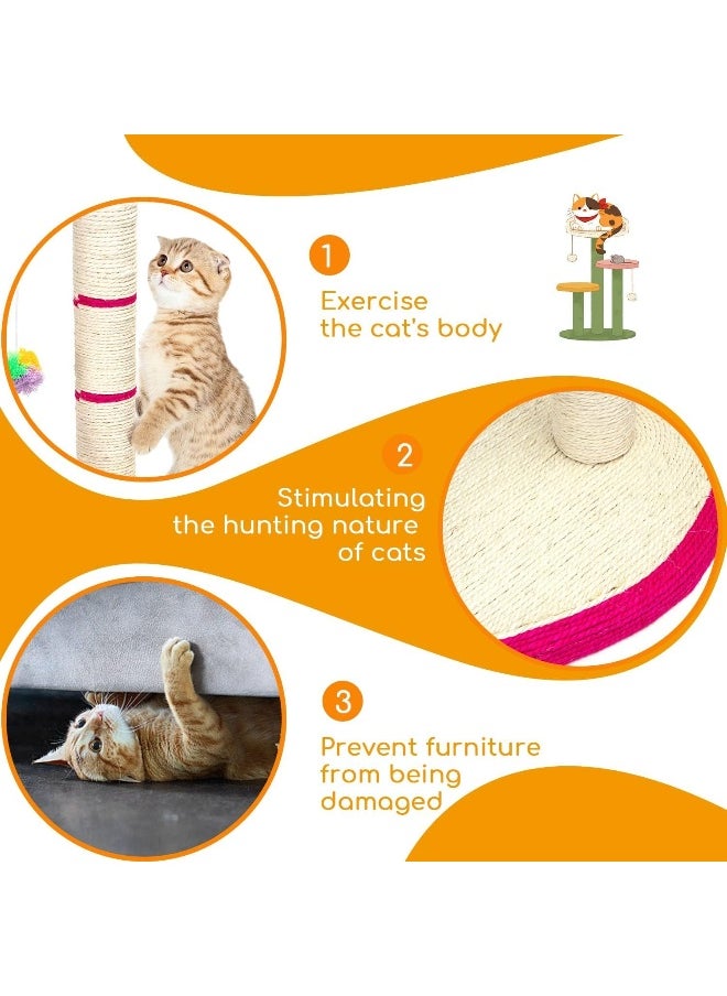 Mumoo Bear Mumoo Bear Cat Scratching Post for Indoor Cats and Kittens  - Image 5