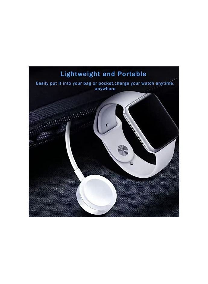 Watch Charger for iWatch Wireless Magnetic Charging Cable Cord Compatible with Apple Watch Series SE 7 6 5 4 3 2 1 - Image 4