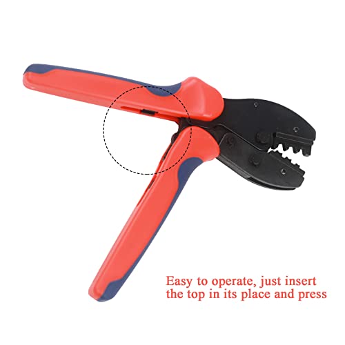 HEMRUNK Solar Crimping Tool Kit LY-2546B Crimping Pliers with Male Female Solar Cable Connectors, Solar Spanner Wrench for Connectors Solar Panel 2.5/4/6mm² AWG14/12/10 - Image 3