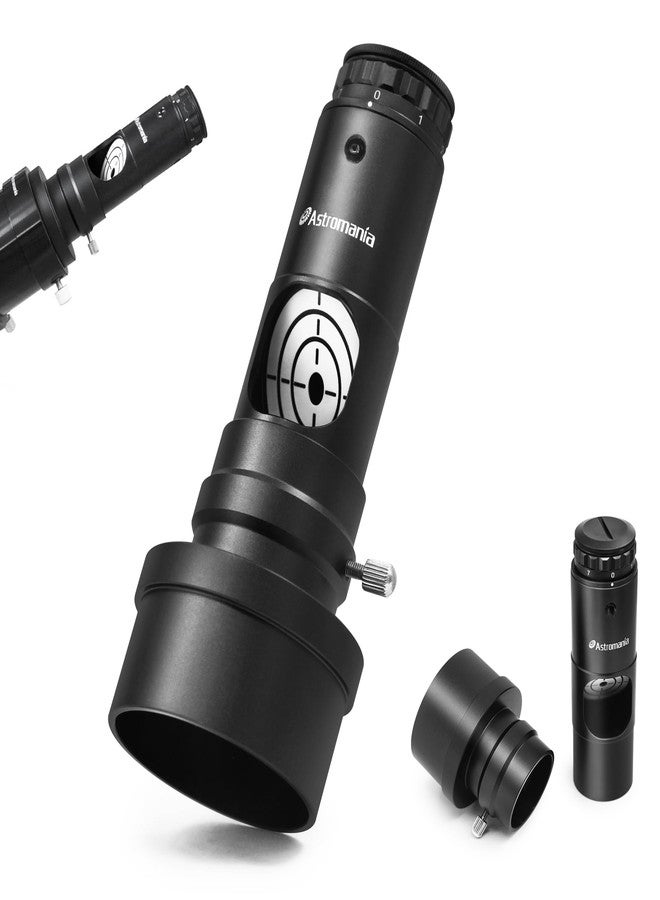 Astromania Laser Collimator for Newtonian Dobsonian Marca Telescopes, Telescope Alignment 1.25 Inch 7 Bright Levels with 2 Inch Adapter, Great Telescope Accessory Laser Alignment Tool for Collimation - Image 1