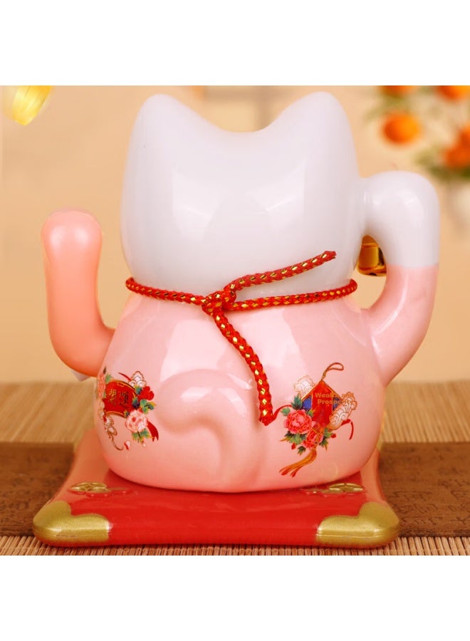 Extreme Space Jidukongjian Lucky Cat With Automatic Waving Sunflower, Living Room Decoration, Shop Opening Gift, Housewarming Present - Image 2