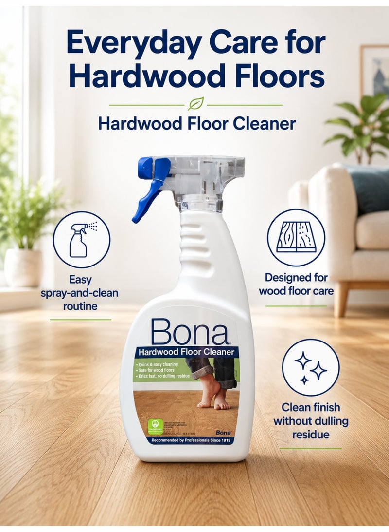 Bona Hardwood Floor Cleaner Spray – Ready-to-Use, 36 fl oz - Image 2