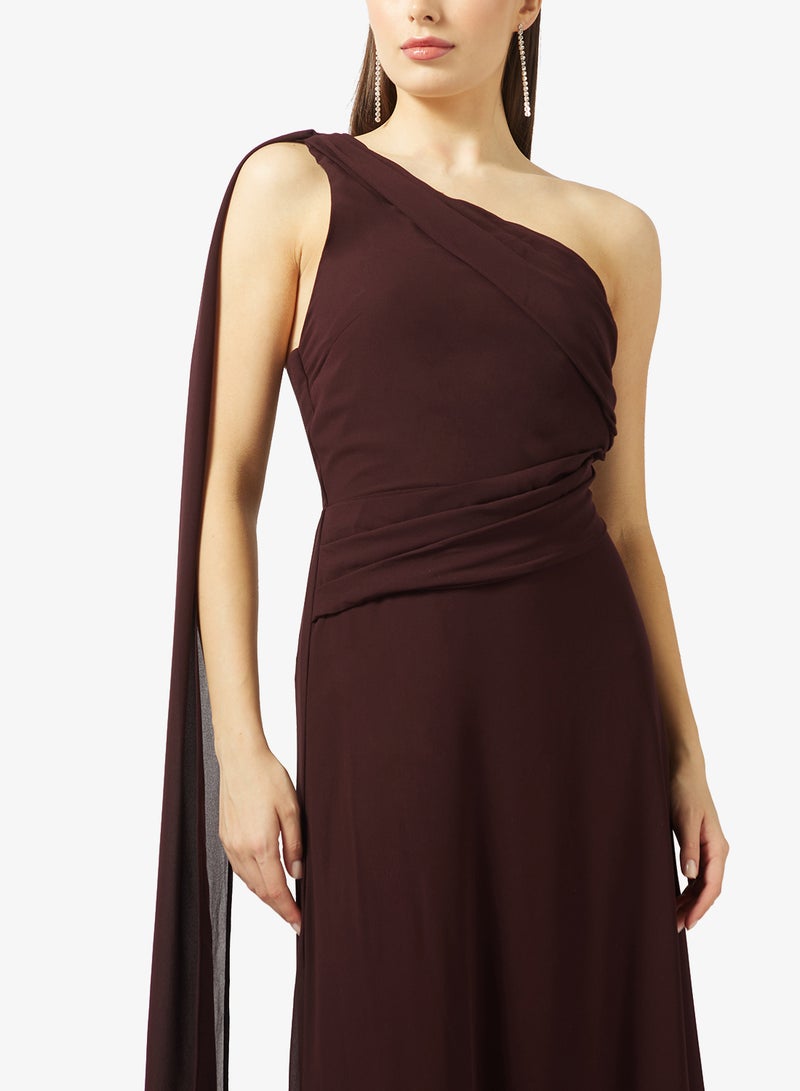 تي اف ان سي فستان ماكسي بياقة وشاح بكتف واحد - Image 3