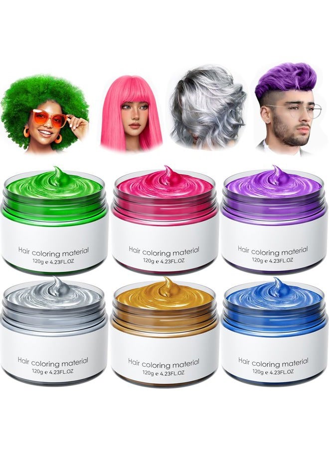 Spdoo Green Temporary Hair Dye,Temporary Hair Color Wax,Natural Washable Hair Dye Temp Hair Color for Women Men Kids Party Cosplay Halloween - Image 1