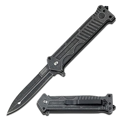 MTECH USA MT-A840P Spring Assisted Joker Knife, 4.75-Inch Closed,Stonewash - Image 1
