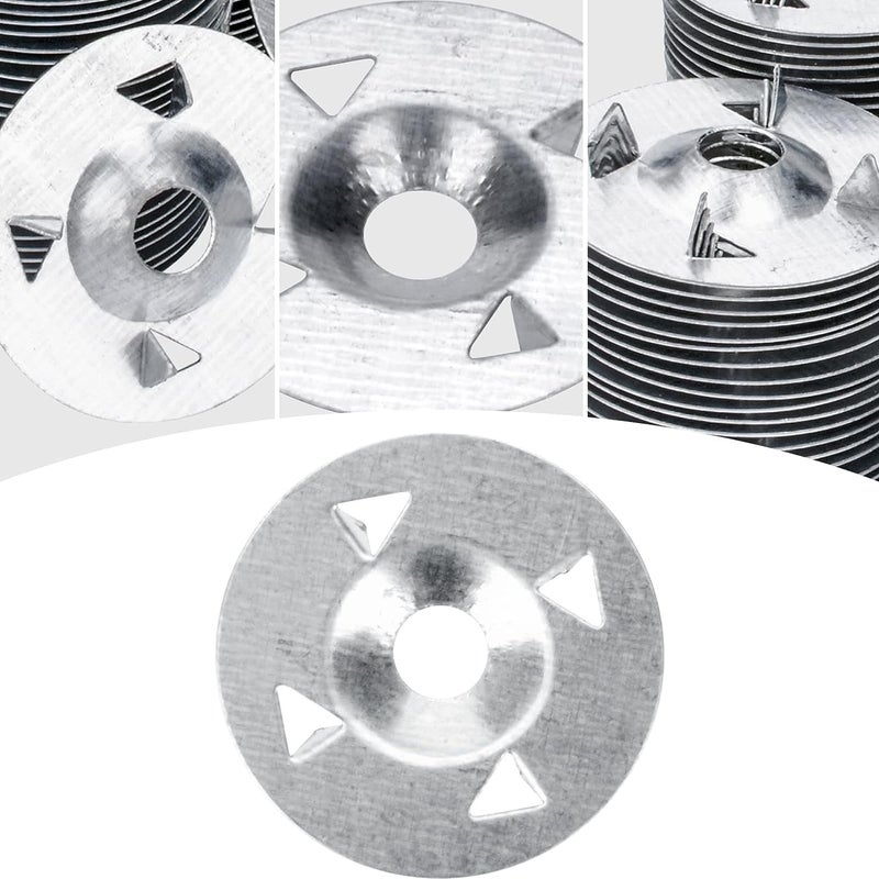 AccEncyc 300 Pcs Foam Board Fasteners - 1-1/8 Inch Metal Washers for Fixing Installation - Image 2