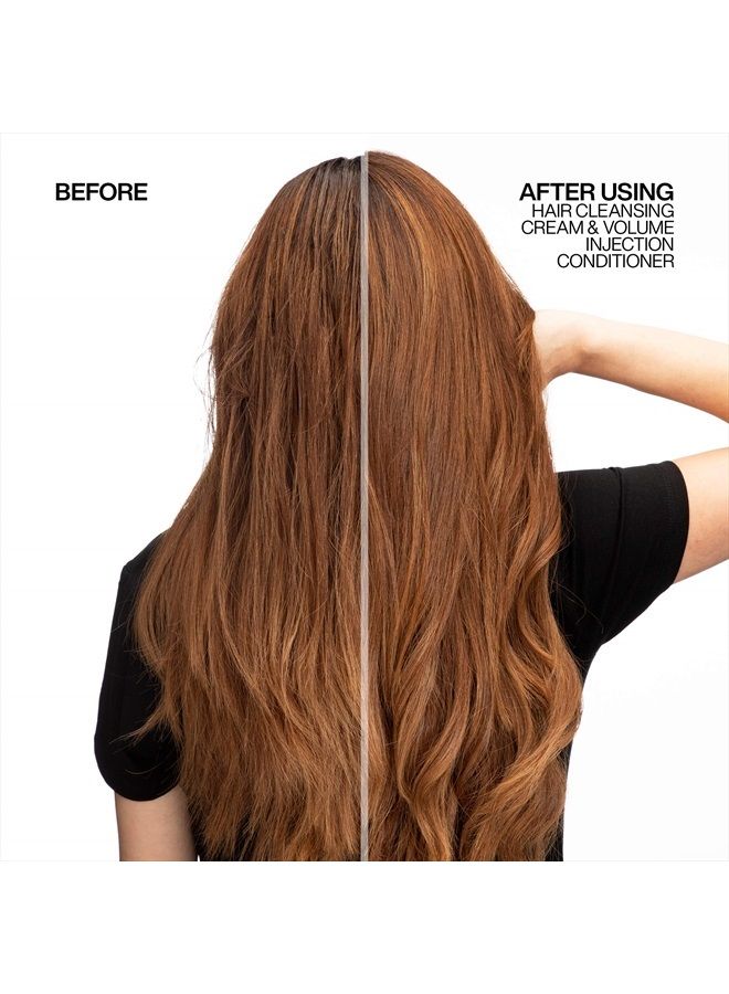 Redken Hair Cleansing Cream Clarifying Shampoo | For All Hair Types | Removes Buildup & Strengthens Hair Cuticle | 33.8 Fl Oz - Image 2