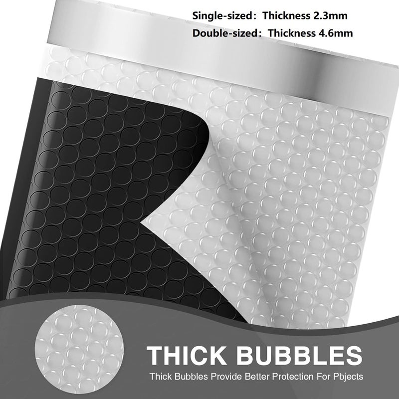 Metronic Black Bubble Mailers 6x10" 100 Pack Usable Size 6x9" Opaque Padded Envelopes Waterproof Bubble Envelopes Cushioning Mailer for Small Business Mailing Makeup Jewelry Gifts - Image 4