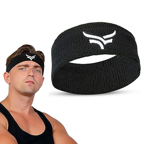 Xtrim Silicone Unisex Head Band, Band For Men, Women, Hair Moisture-Wicking, Comfortable Fit, Breathable Fabric, Highly Elastic (Black) - Image 1