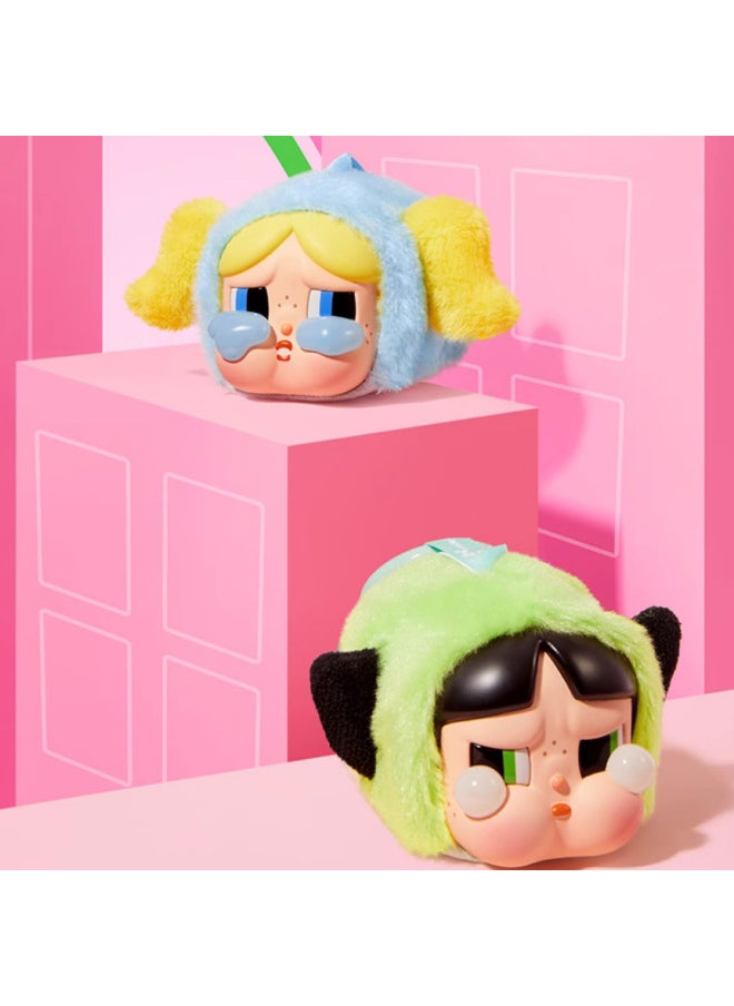 POP MART Bubble Mart CRYBABY Powerpuff Girls Series Vinyl Face Plush Blind Box Toy Ornaments-Specifications:Complete Set Of 6 Pieces  - Image 2