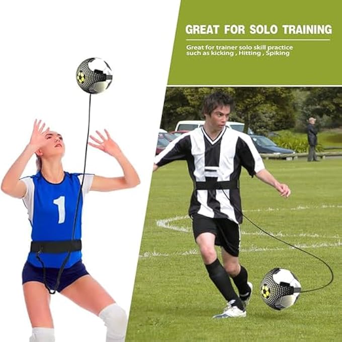 rayihni Football Speed Agility Training Set Agility Ladder 12 Sports Cones And Football Kick Trainer Football Training Equipment Footwork Drills For Kids And Adults - Image 4