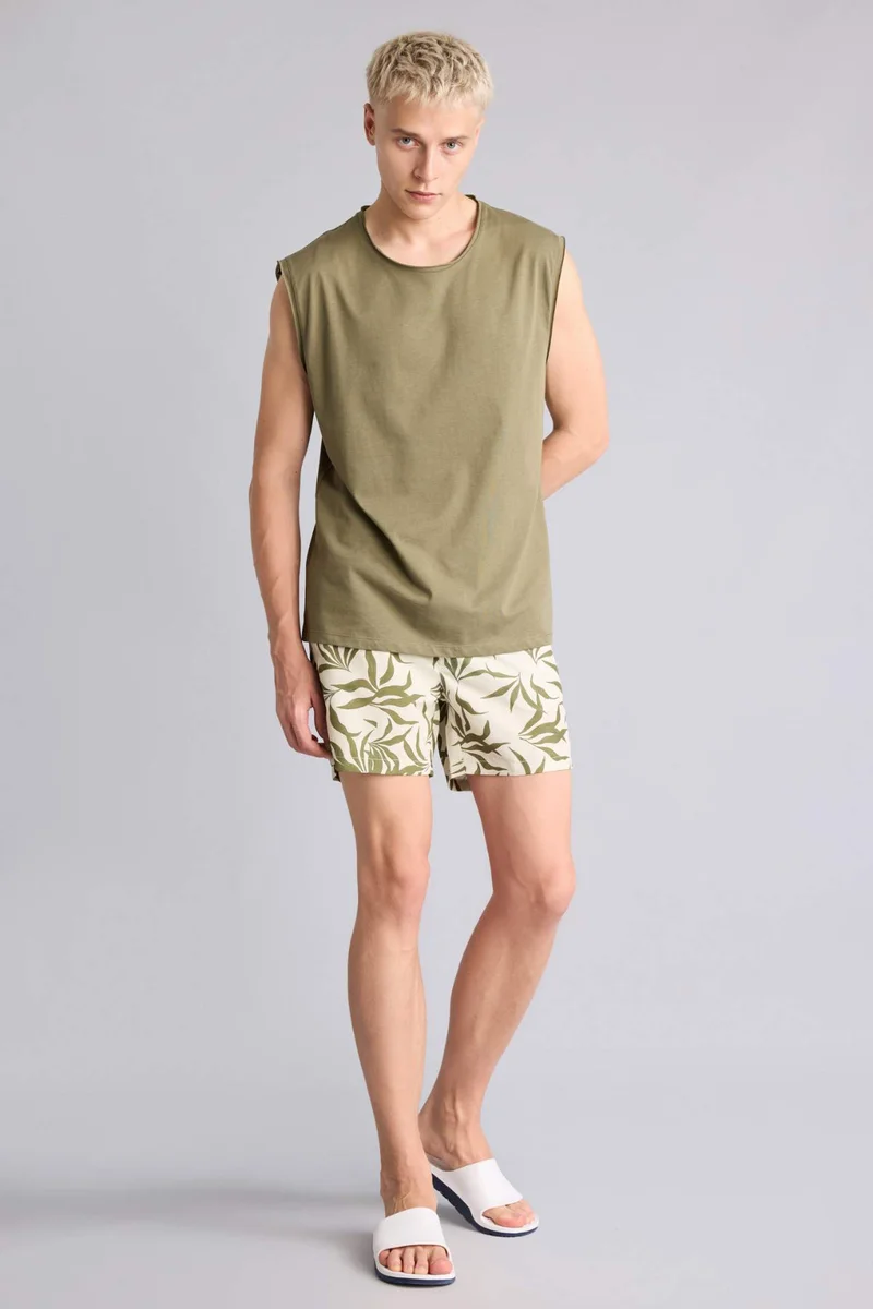 Defacto  Printed Swim Shorts for Men | Best Price UAE