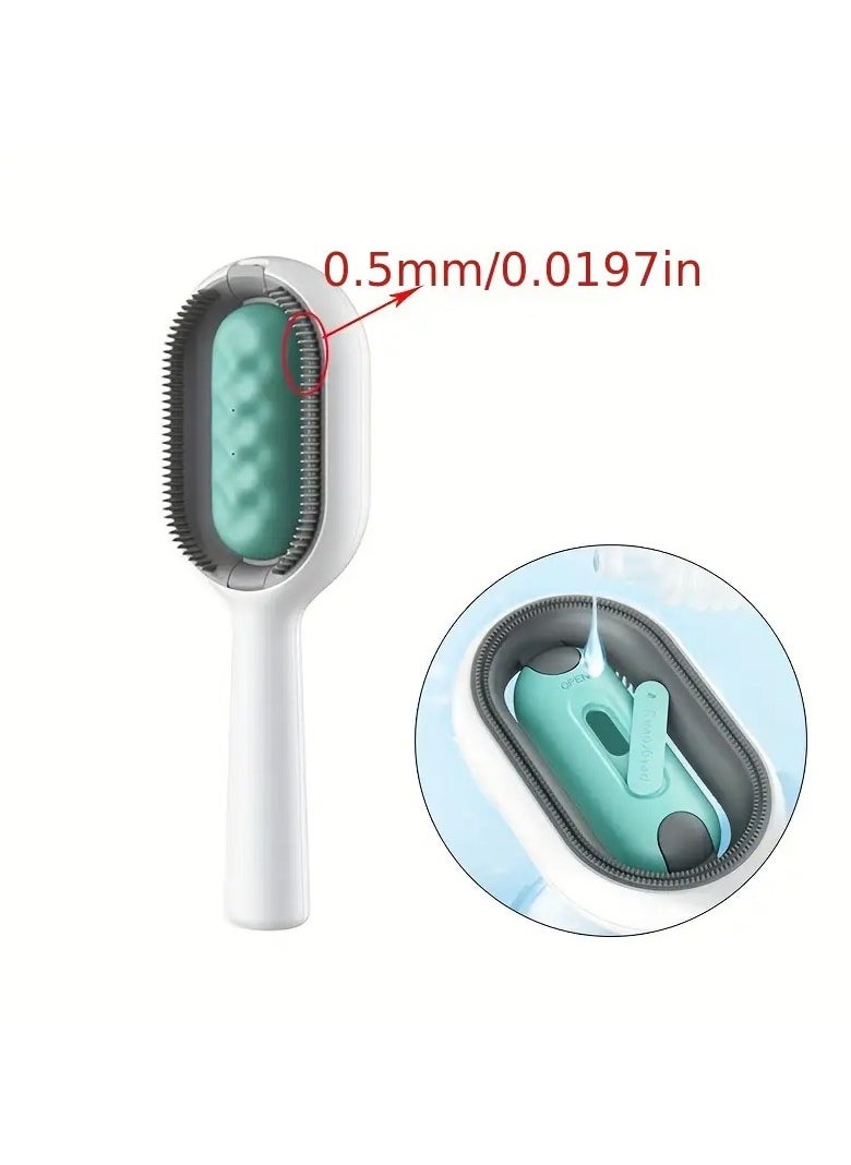 Goolsky Double-Sided Pet Grooming Brush - Brushes for Cat Dog Kitten Hair Removal and Shedding - Gentle Comb for Pet Hair Care and Detangling  - Image 2