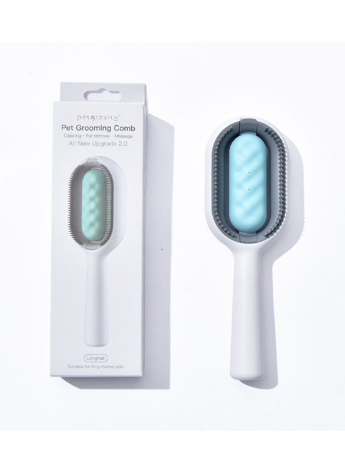 Goolsky Double-Sided Pet Grooming Brush - Brushes for Cat Dog Kitten Hair Removal and Shedding - Gentle Comb for Pet Hair Care and Detangling  - Image 5