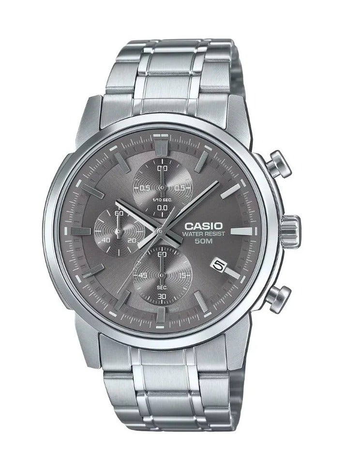 Casio MTP-E510D-8AVDF Chronograph Quartz Stainless Steel Men's Watch