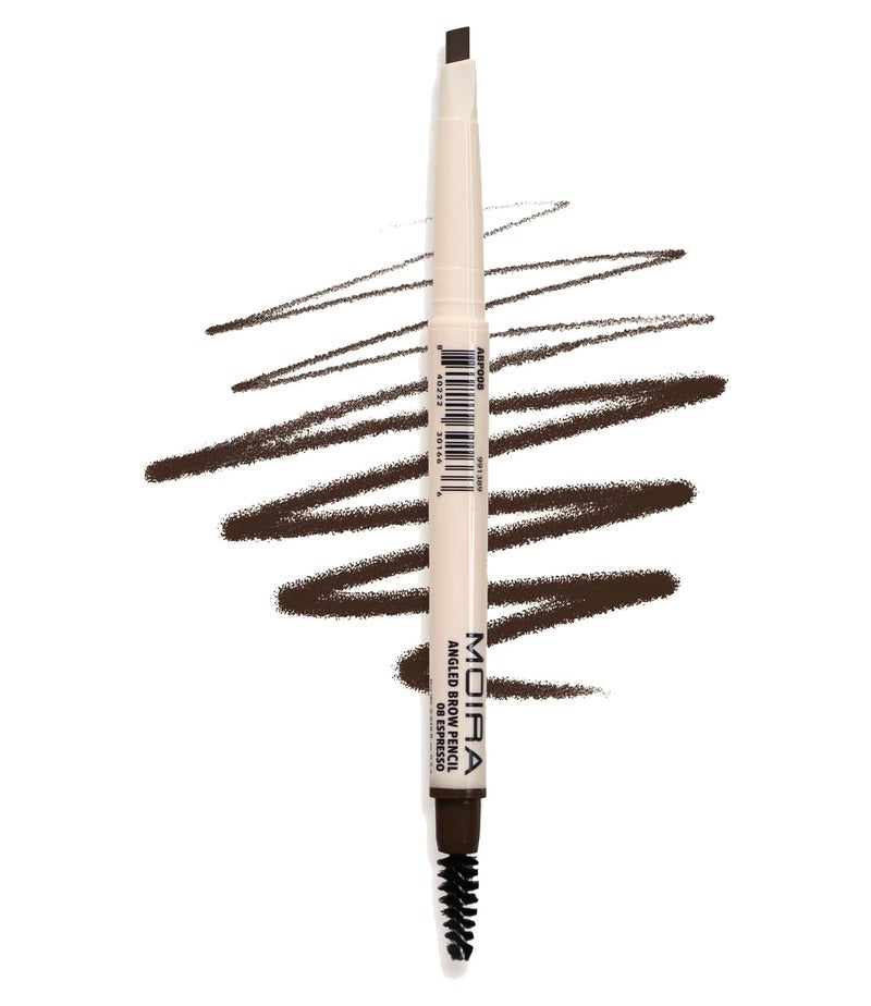 Moira Angled Brow Pencil 008 Espresso