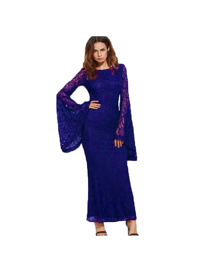 Fashion Group Women's long lace dress with lining