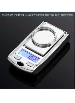 Excefore Portable Gram Scale, Mini Digital Scale Gold Jewelry Scale, Professional Accurate Electronic Scale 200g to 0.01g, Pocket Precision Balance with Battery for jewels, Herb, Food,1PCS  - Image 2