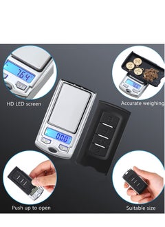 Excefore Portable Gram Scale, Mini Digital Scale Gold Jewelry Scale, Professional Accurate Electronic Scale 200g to 0.01g, Pocket Precision Balance with Battery for jewels, Herb, Food,1PCS  - Image 3