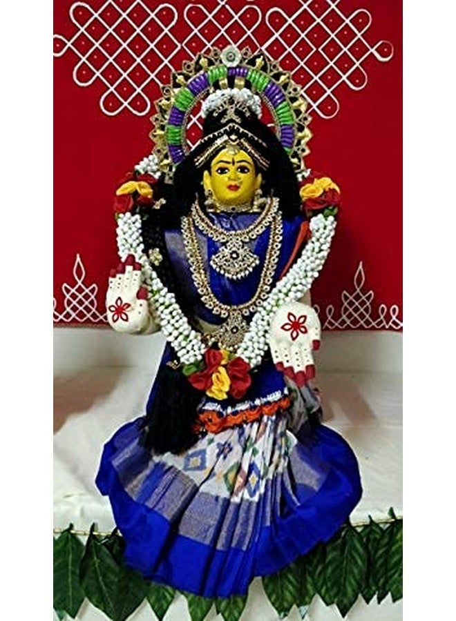 Daedal crafters Fabric Hands for Goddess Decoration, Varalakshmi Devi Hands for Pooja Decor, Gowri Doll Reusable Cotton Fabric Hands for Varalakshmi Pooja Festival - Image 2