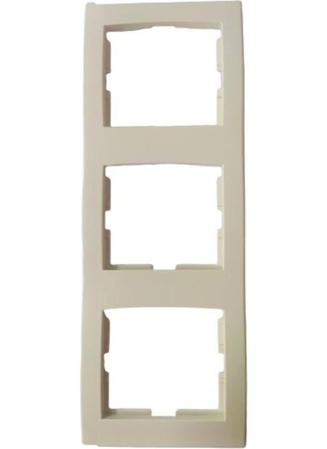 Alia Cream Triple Vertical Frame Schneider