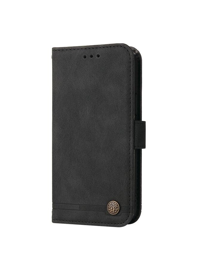 Green Tiger - Case For Google Pixel 9 Pro Skin Feel Life Tree Metal Button Leather Phone Case - Image 1